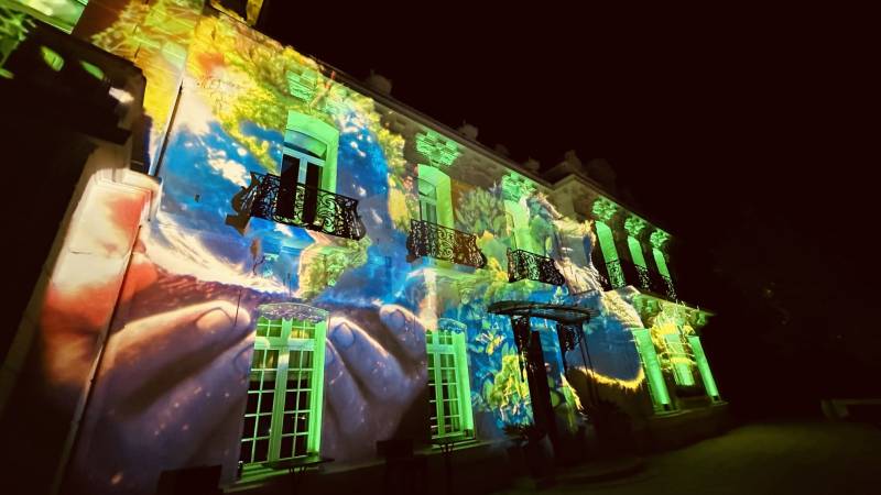 Projection lumineuse, Mapplight sur le thème éco responsable pour vos évènements d'entreprises à Marseille
