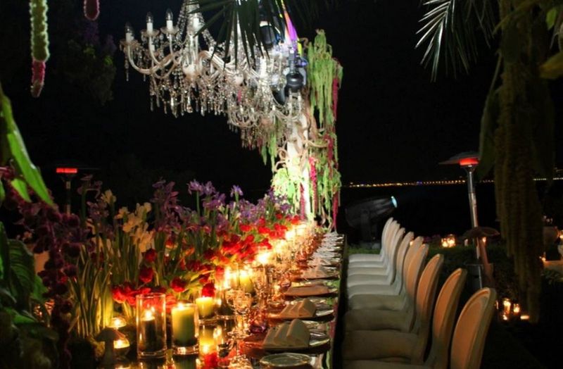 Décorateur floral événementiel  à Antibes Juan les Pins pour soirée de mariage dans le 06
