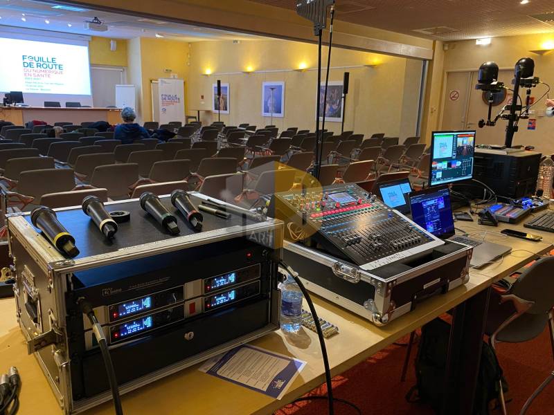 Mise en place d'une captation vidéo avec retransmission pour votre séminaire ou congrès à Lyon