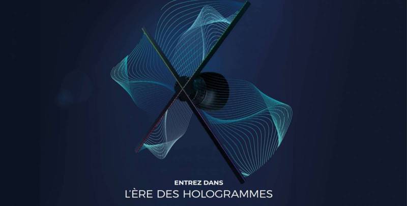Location d'hélices holographiques pour la projection d'hologrammes 3D à Marseille dans les Bouches du Rhône