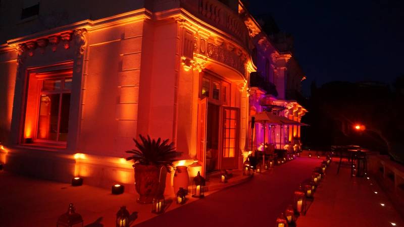 Sonorisation et mise en lumière de la villa Gaby pour événementiel à Marseille 13