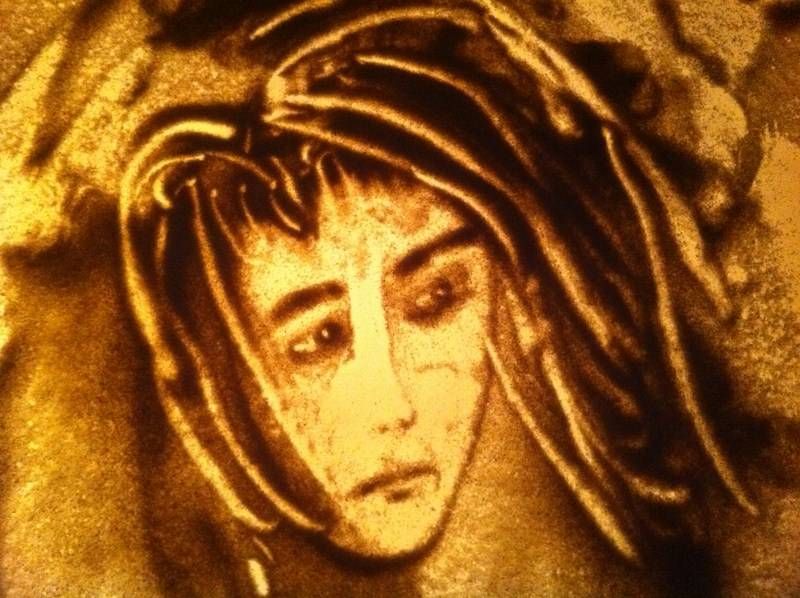 dessinateur sur sable pour agence evenementielle a marseille 13