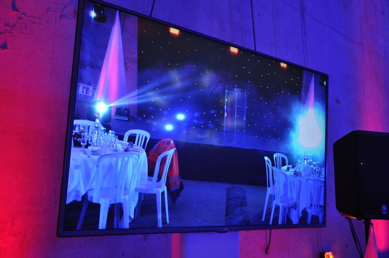 HB Art déco et avec mise lumière pour soirée de mariage à Monaco