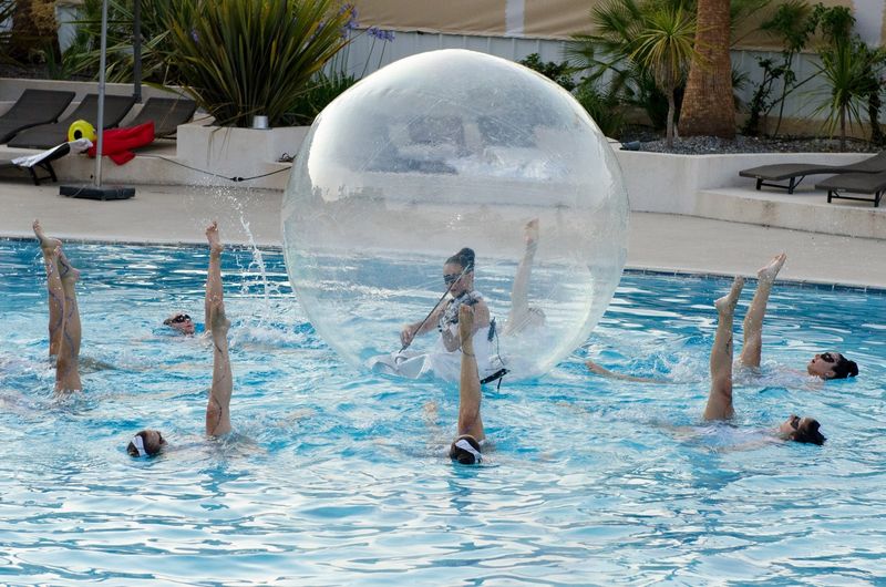 Show aquatique et nage synchronisée pour soirée événementiel à St Tropez
