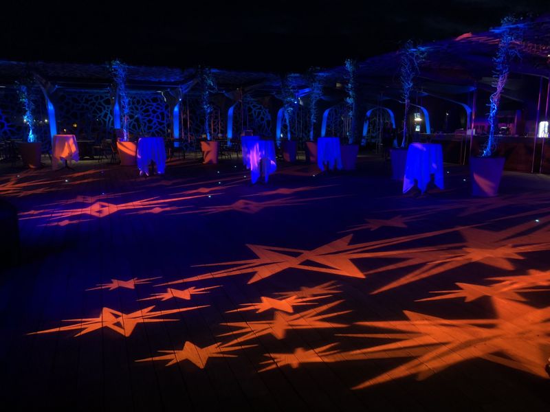 Sonorisation et mise en lumière  pour  événementielle au Mucem à Marseille dans les bouches du rhône